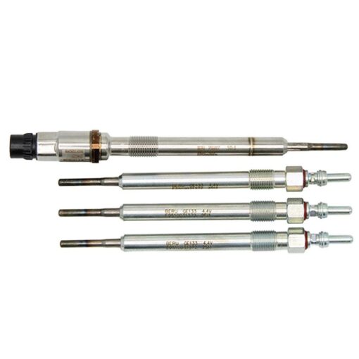 LSC 03L963319 03L905061L : GENUINE Set of 4 Glow Plugs with Pressure Sensor for Audi Seat Skoda VW - NEW