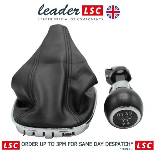 LSC 55496814 : Gearshift Stick Lever & Knob with Black Boot / Gaitor - NEW - Image 8
