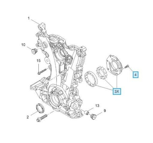 LSC 93181959 : Oil Pump Repair Kit - NEW - Image 11