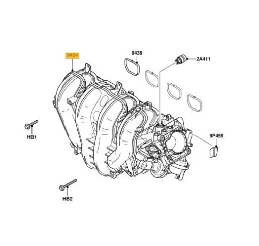 LSC 4M5G9424FT : Intake / Induction Manifold for 1.8 / 2.0 - NEW - Image 11