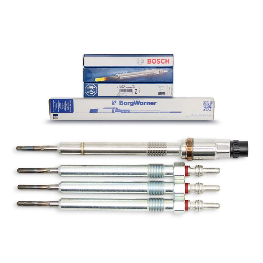 LSC 03L963319A 03L905061L : GENUINE Set of 4 Glow Plugs with Pressure Sensor for Audi Seat Skoda VW - NEW - Image 3