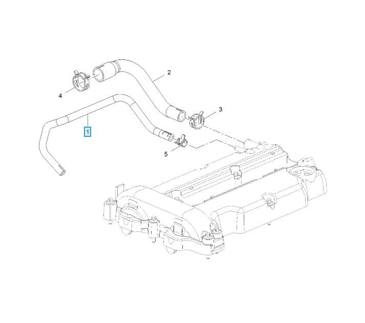 55578994 : Genuine OEM Breather Vent Hose - NEW FROM LSC - Image 11