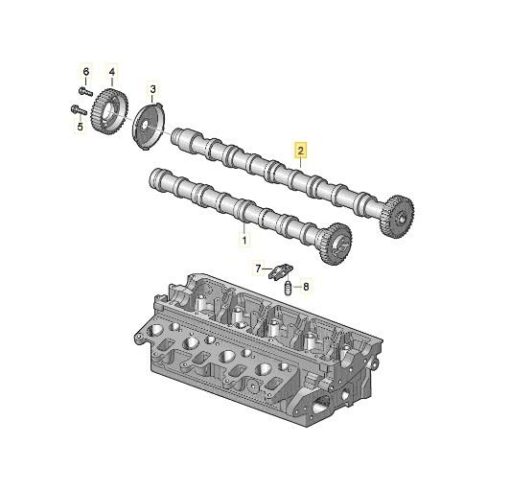 LSC 03L109022D : Outlet / Exhaust Camshaft for VAG 1.6 & 2.0 TDi engines - NEW - Image 11