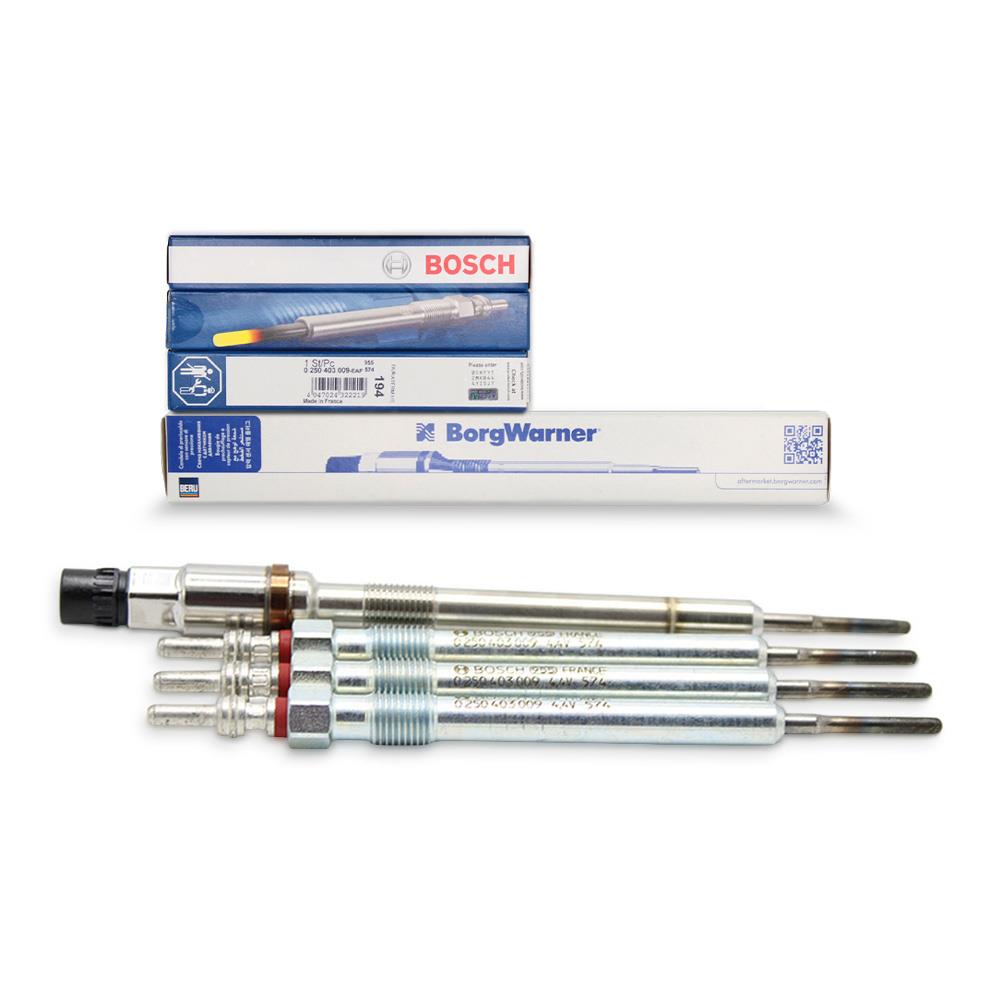 LSC 03L963319A 03L905061L : GENUINE Set of 4 Glow Plugs with Pressure Sensor for Audi Seat Skoda VW - NEW - Image 2