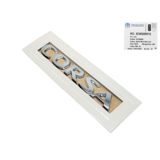 LSC 93188809 : GENUINE Tailgate / Rear Nameplate Decal / Badge - NEW