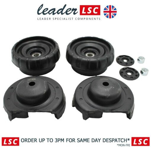 LSC 91165309 91165310 : Pair of Upper Front Shock Absorber Mount with Coil Spring Seat Cover Plate for Nissan Renault Vauxhall - NEW - Image 8
