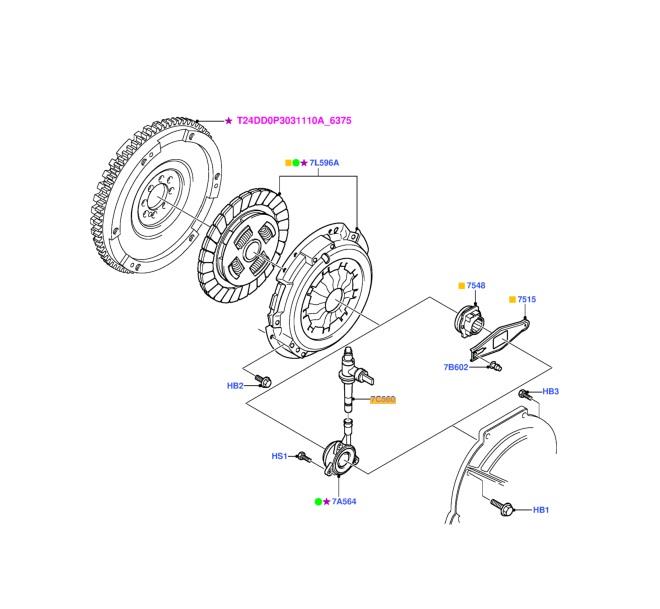 LSC 1732299 : Ford Transit Clutch Slave Cylinder Pipe Adapter for 6 Speed - NEW - Image 11