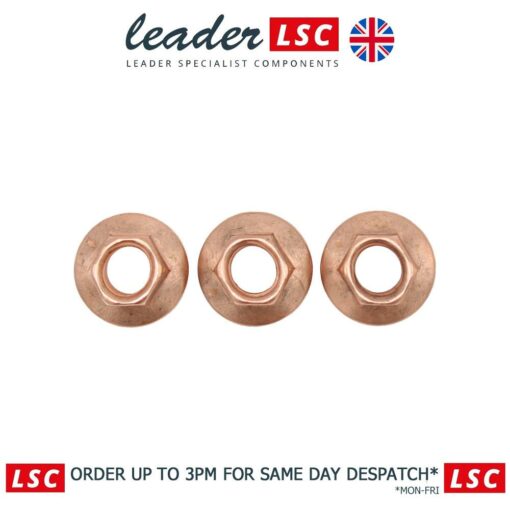 3 x 90502418 - M8 Manifold Nuts with 10mm Hex Head / Spanner - NEW - Image 7