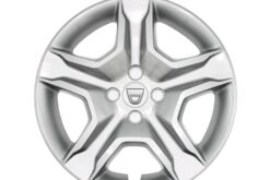 LSC 403155853R : GENUINE 16 inch 5 Spoke Silver Wheel Trim Cover for Dacia Sandero - NEW