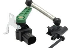 LSC 7P0616214 : Front Right Automatic Xenon Headlight Level Sensor with Coupling Rod - NEW