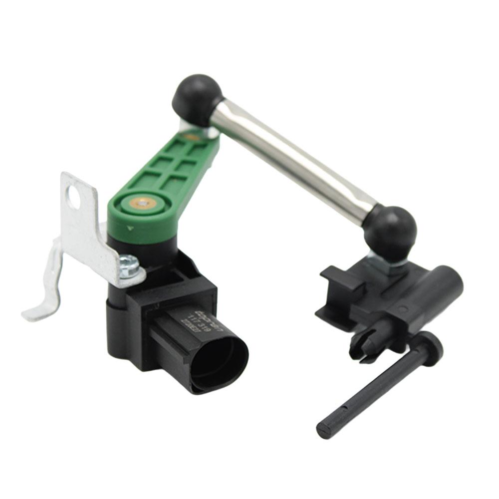 LSC 7P0616214 : Front Right Automatic Xenon Headlight Level Sensor with Coupling Rod - NEW