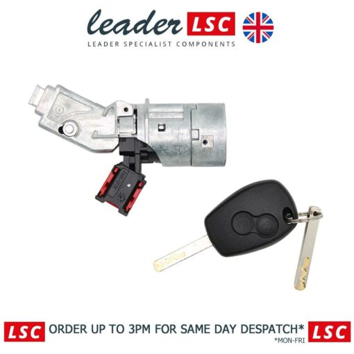 LSC 7701208408 : Ignition Lock Barrel / Cylinder with Key - NEW - Image 10