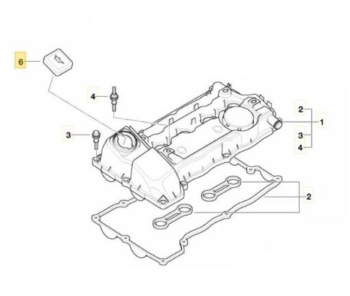 LSC 11121743294 : ENGINE OIL FILLER CAP - NEW - Image 11